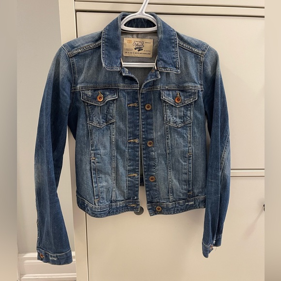 Vintage style ZARA Premium fitted Jean Jacket - Picture 2 of 2